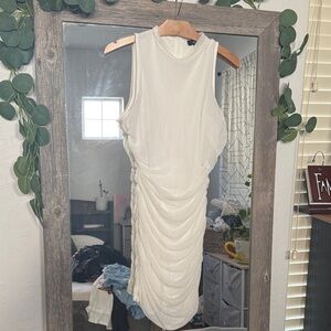 Lulus White Sleeveless Dress